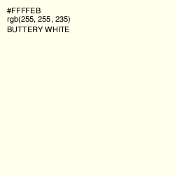#FFFFEB - Buttery White Color Image